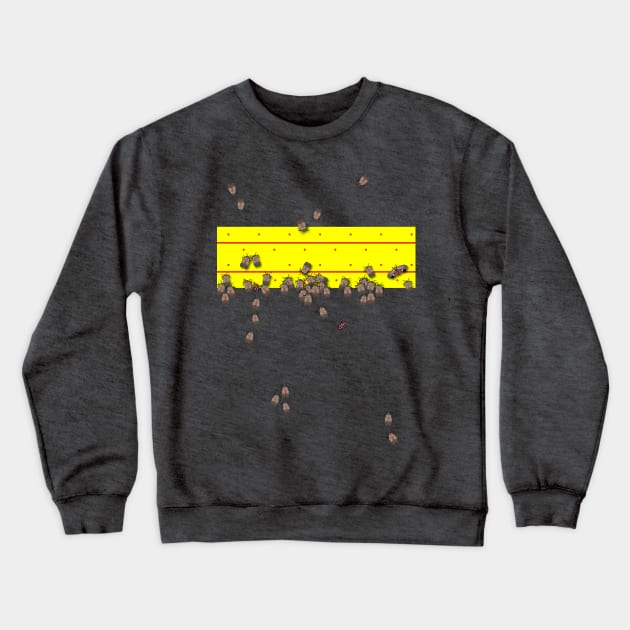 Spotted Lanternfly Invasion Crewneck Sweatshirt by GloopTrekker Select